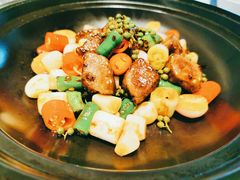 麻椒葱爆M7牛肉-木守西溪溪隐餐厅
