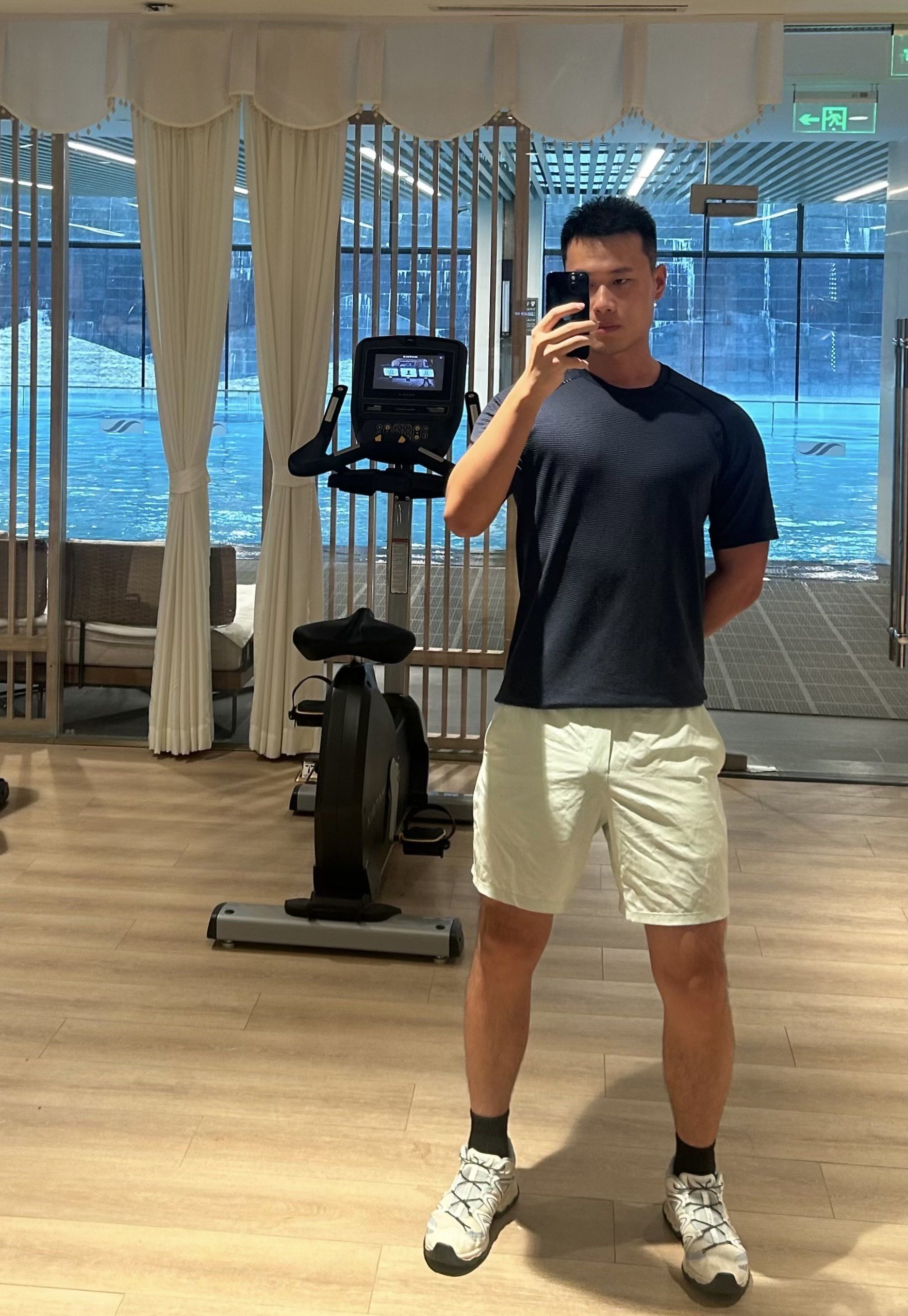 健身男子的挑战