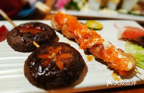 Crab Roe Chicken Skewers