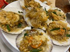 蒜蓉粉丝蒸扇贝-天天初二·天津传统捞面·天津特色菜(凌奥总店)