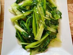 蒜茸炒油麦菜-水乡人家私房菜(逢简店)