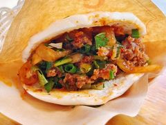 粉蒸牛肉咔饼-豆相识•九九豆腐脑(牛咡桥店)