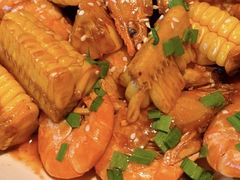油焖金钱虾-老阿爸鲜鱼土菜(昆山花桥店)