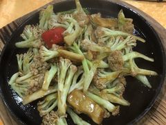 烧鹅汁啫菜花-江记餐厅(罗冲围店)