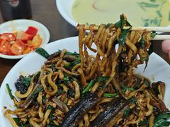 农家红炒长鱼炒面-三百碗宝应长鱼面(板仓街店)