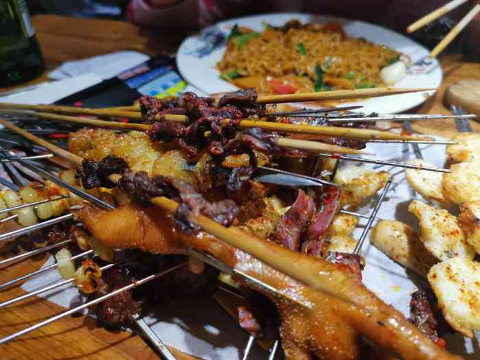 江城老胖串店(净月大学城店)-"快吃完了才想起来拍照!