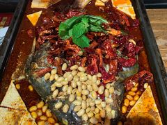 重庆豆花烤鱼-探鱼·鲜青椒爽麻烤鱼(领展购物广场店)