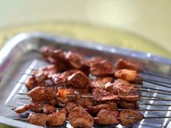 烤羊肉串-炕锅羊肉土火锅面片大王