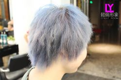 蓝灰渐变，打造设计师范，Alan老师作品-上田造型