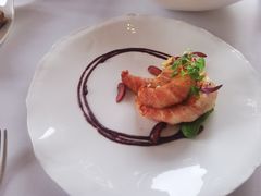 培根卷大明虾配牛油果-Jean Georges