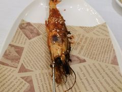 烤深海大虎虾-开海·红岛海鲜虾水饺(石老人店)