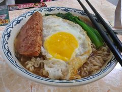 餐肉蛋汤一丁-渔记茶餐厅(渔村店)