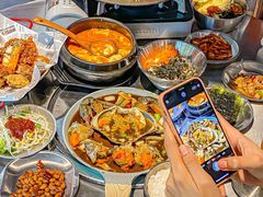 -明洞阿姨·韩式酱蟹烤肉·创意料理(三元桥店)