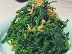 香酥虾皮丝瓜尖-小吊梨汤·北京菜·烤鸭(鸟巢店)