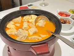 松茸虾汤延庆手工豆腐-花家怡园(四合院总店)