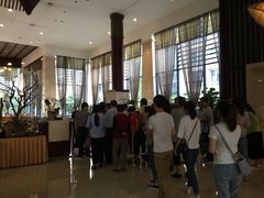 排队检票-桐庐海博大酒店中餐厅