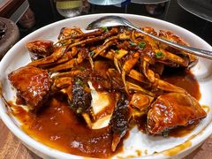 毛蟹炒年糕-富淳饭店(陆家嘴保利广场店)