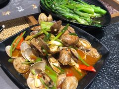 爆炒花蛤-潮十三潮汕砂锅粥(高新四路大都荟店)