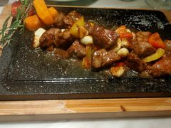 田园澳洲骰子牛肉-蜜桃花开·中西融合菜E&W(南长街店)