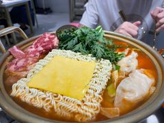部队火锅加芝士-HOTISLAND海鸡岛·韩国料理(江南西店)