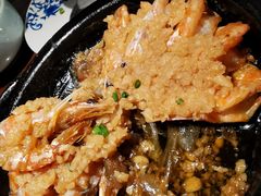 石板蒜蓉虾-小菜园新徽菜(芜湖万达店)