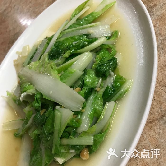 乌记砂锅粥炒小白菜图片-北京潮汕菜-大众点评网