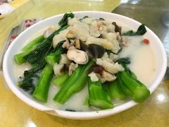 上汤时蔬-台山美食一绝阿四台山黄鳝饭(阿四创作店)