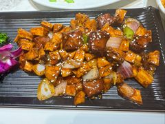 杏鲍菇牛肉粒-塘人·老底子宁波菜小馆(南塘老街店)