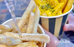 Cheesy Onion Shake Fries
