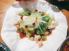 虾仁白灼西生菜-奉天小馆·非遗东北菜(沈阳万象城店)