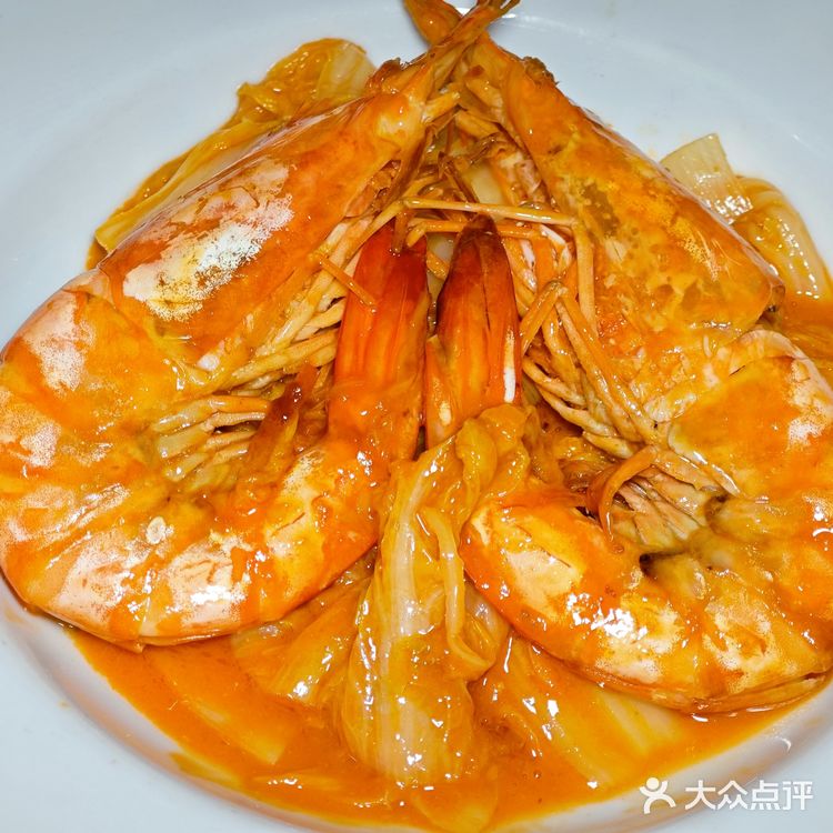 真正渤海湾海捕对虾制作，《大虾烧白菜》天花板