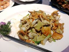 羌葱炒花蟹-联邦酒楼