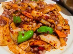 辣炒海灵菇鱼饼-京玉菲饭店(李村店)