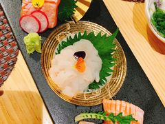 富士弯白虾刺身-泉寿司(万科公园店)