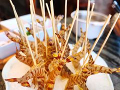 会跳舞的斑节虾-大渔小鲜火锅店