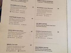 菜单-The Coffee Academïcs(铜锣湾店)