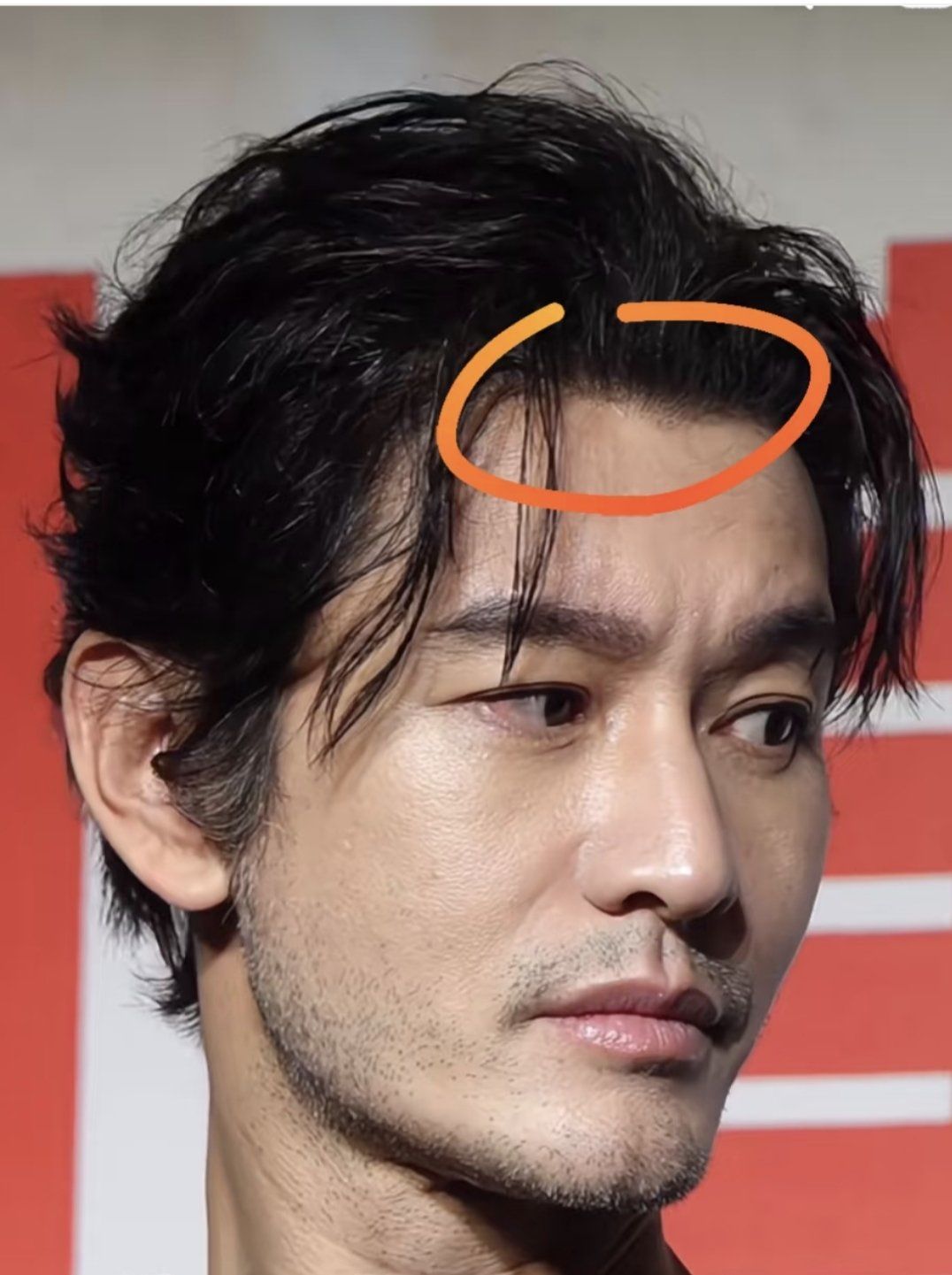 别再讨论真假,黄晓明这款假发我们用足够了