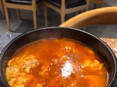 嫩豆腐汤-万兴佳烤肉·长白山老味道(宏泰广场店)