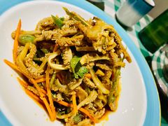 腊八蒜拌羊肚丝-新疆巴州金丝特餐厅(大钟寺店)