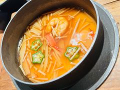 釜锅蒸蛋-满满初牛·炭烧牛肉专门店(国大店)