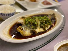 雪菜蒸大黃魚-银都上海菜馆(粤海东路店)