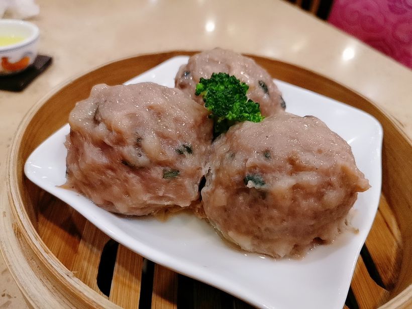 【陈皮蒸牛肉球】