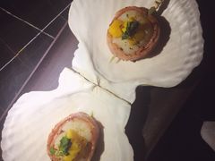 鱼籽酱雪白带子串-wann lounge 低温慢煮牛排·清吧
