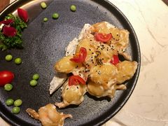 芥末炸虾丸子-卯时·龙光雅宴·精致锡帮菜(惠山古镇店)