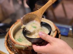 鲜虾干贝粥-潮十三潮汕砂锅粥(高新四路大都荟店)