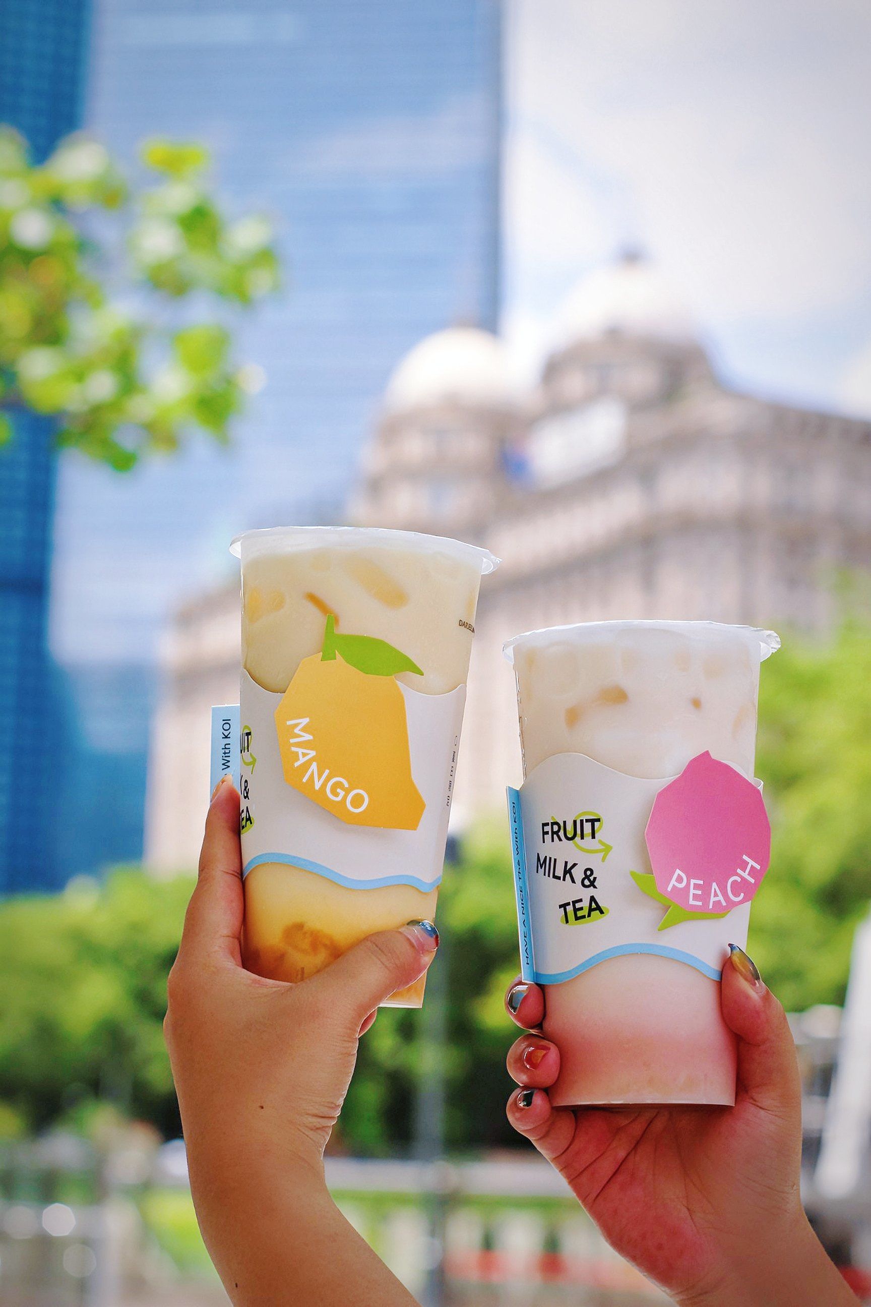 泰夏天了6015狂炫冰凉的水果奶茶好治愈