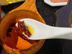现炸辣椒油-阳坊涮肉(西直门凯德mall店)