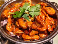 干锅基围虾-刘胖子家常菜·蹄花焖藕(富安街店)