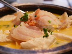 虾干手工石磨豆腐-狮王府淮扬菜(夫子庙老门东店)
