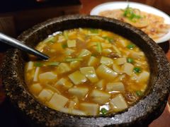 石锅鸡汤豆腐-绿茶餐厅(华联万柳店)
